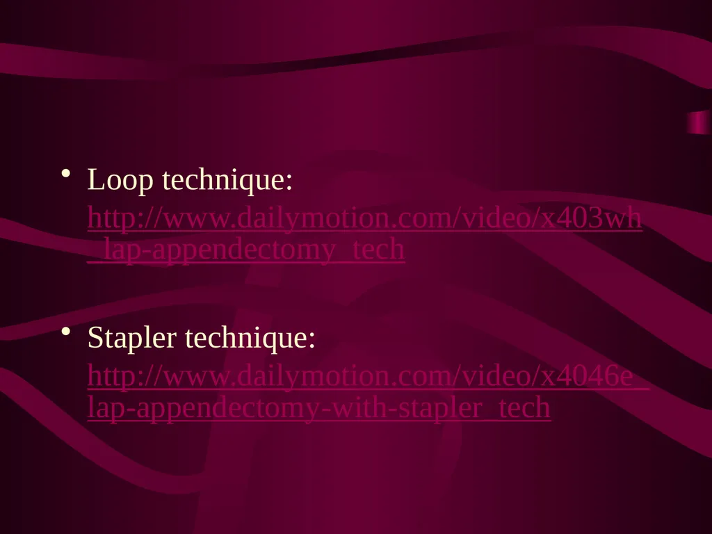 SUR 111 Tracheotomy/Tracheostomy Appendectomy - slide 28 of 28