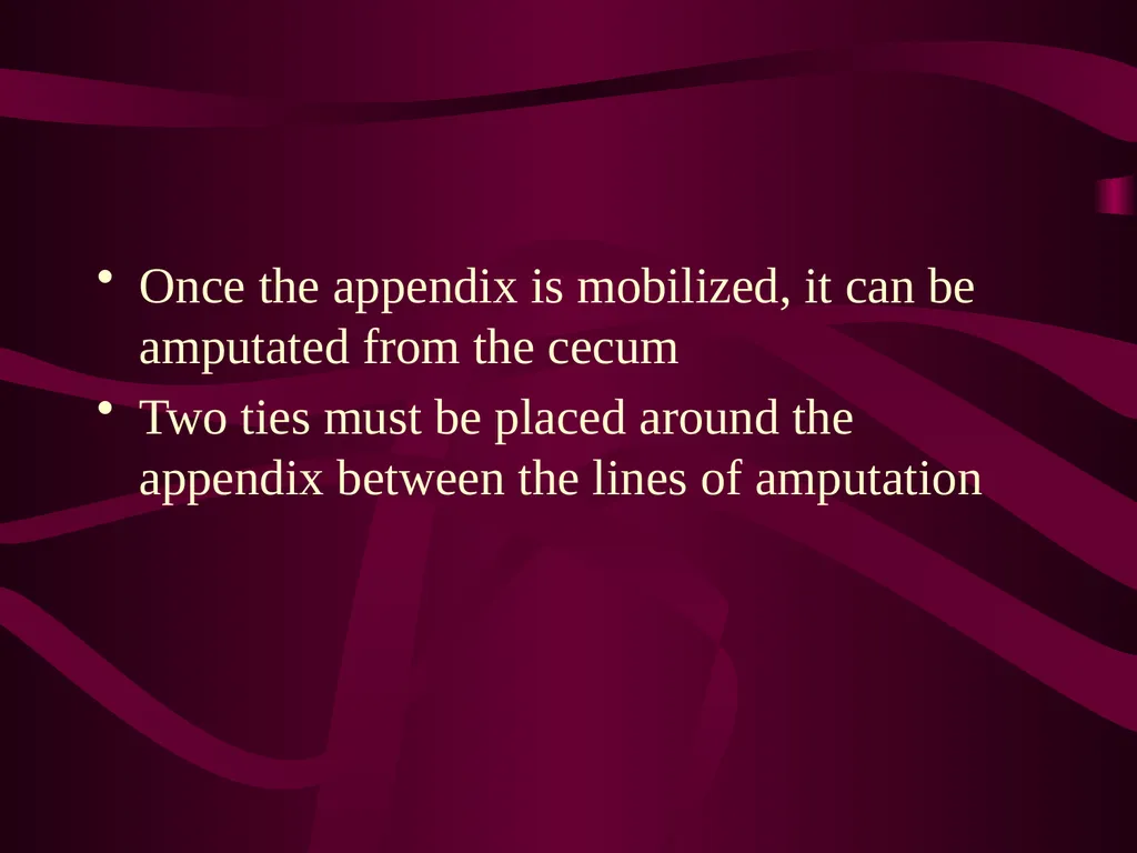 SUR 111 Tracheotomy/Tracheostomy Appendectomy - slide 25 of 28
