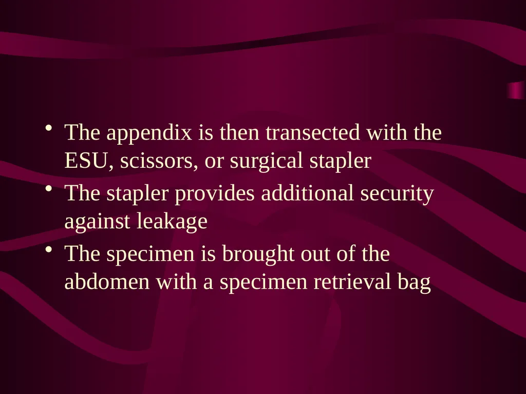 SUR 111 Tracheotomy/Tracheostomy Appendectomy - slide 27 of 28