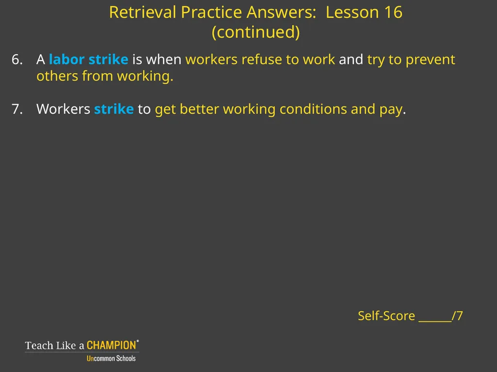 Retrieval Practice Esperanza Rising Retrieval - slide 15 of 21