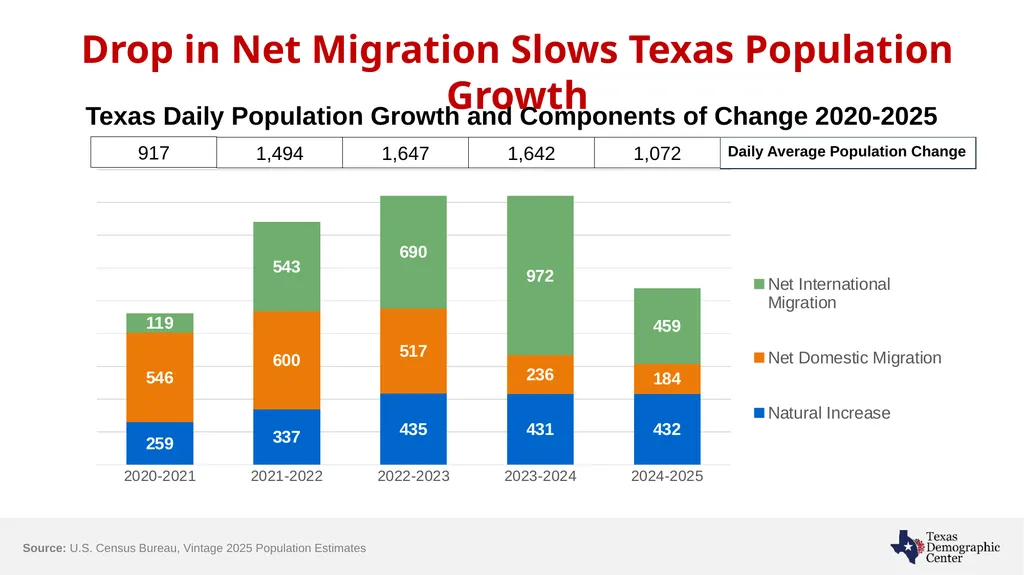 Texas Demographic Characteristics and Future - slide 7 of 30