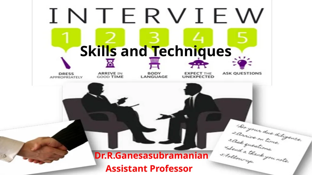 Dr.R.Ganesasubramanian Assistant Professor Skills