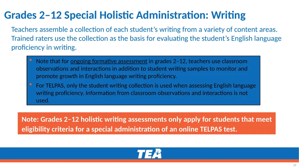 Making the ELPS-TELPAS Connection Grades K–12 - slide 27 of 45