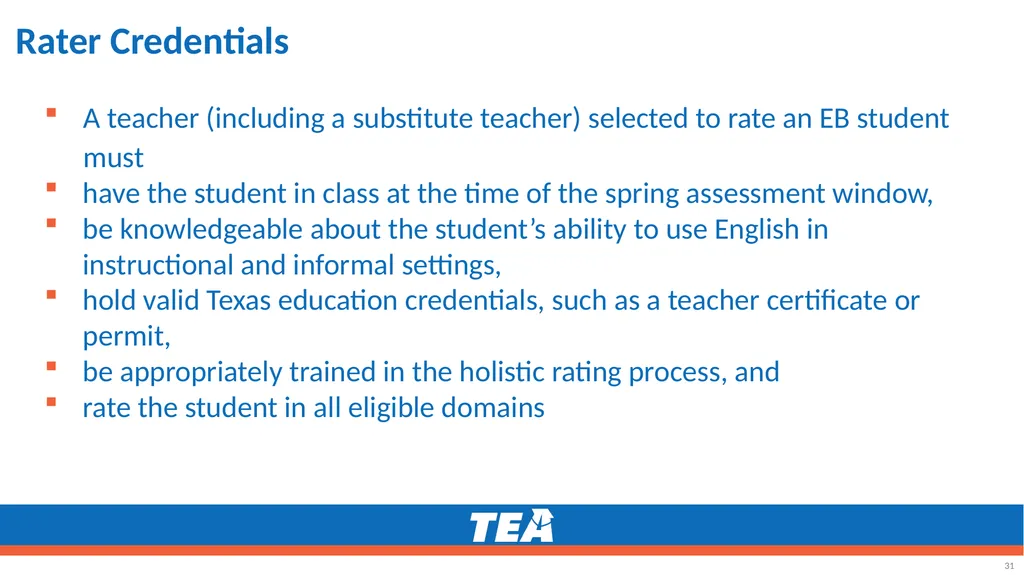 Making the ELPS-TELPAS Connection Grades K–12 - slide 31 of 45