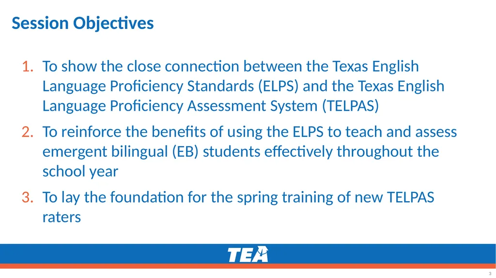 Making the ELPS-TELPAS Connection Grades K–12 - slide 3 of 45