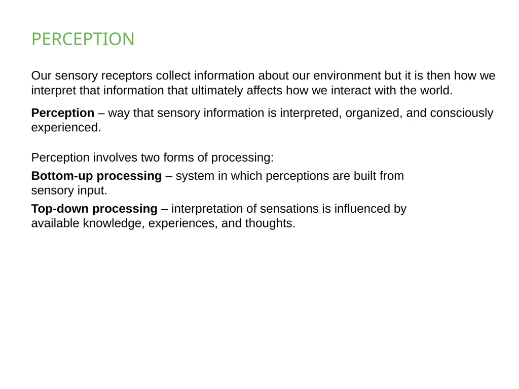 PSYCHOLOGY 2e Chapter 5 SENSATION AND PERCEPTION - slide 5 of 50