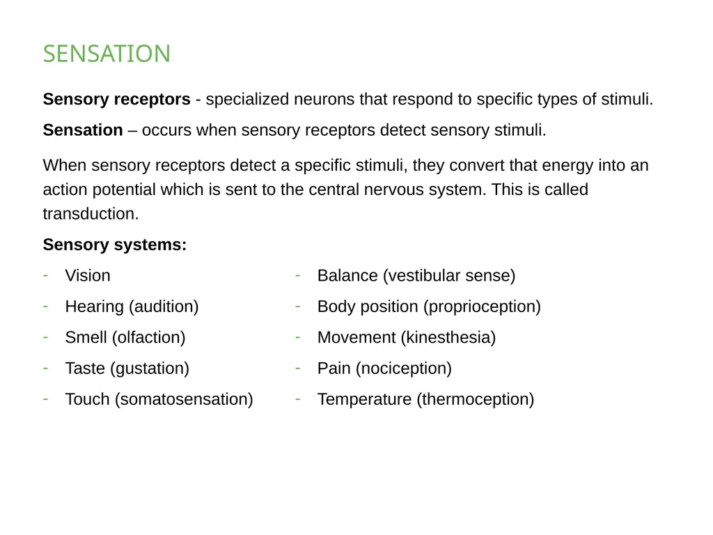 PSYCHOLOGY 2e Chapter 5 SENSATION AND PERCEPTION - slide 3 of 50