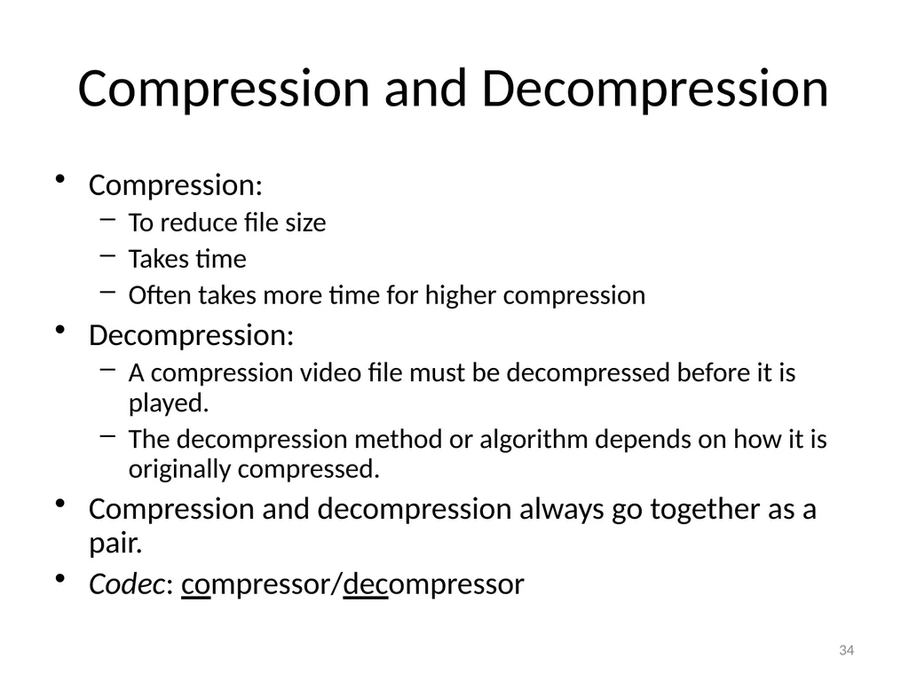 Chapter 6 Fundamentals of Digital Video “Computers - slide 34 of 38