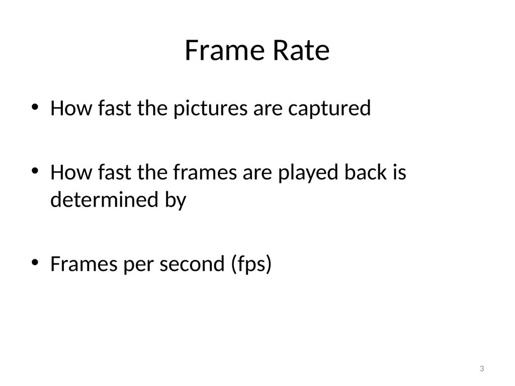 Chapter 6 Fundamentals of Digital Video “Computers - slide 3 of 38