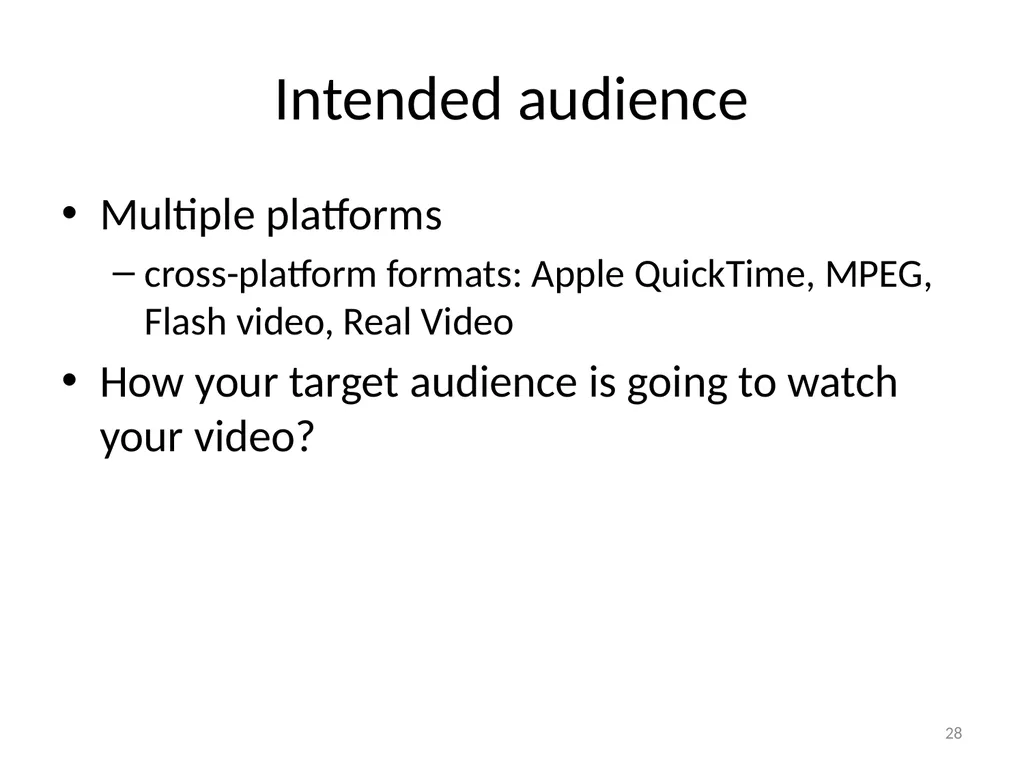 Chapter 6 Fundamentals of Digital Video “Computers - slide 28 of 38