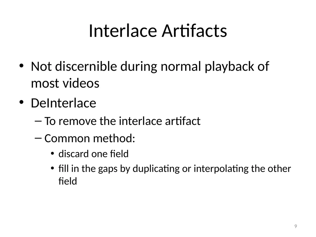 Chapter 6 Fundamentals of Digital Video “Computers - slide 9 of 38
