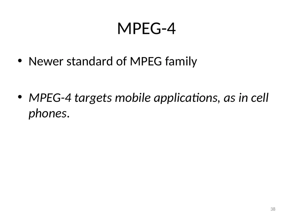 Chapter 6 Fundamentals of Digital Video “Computers - slide 38 of 38