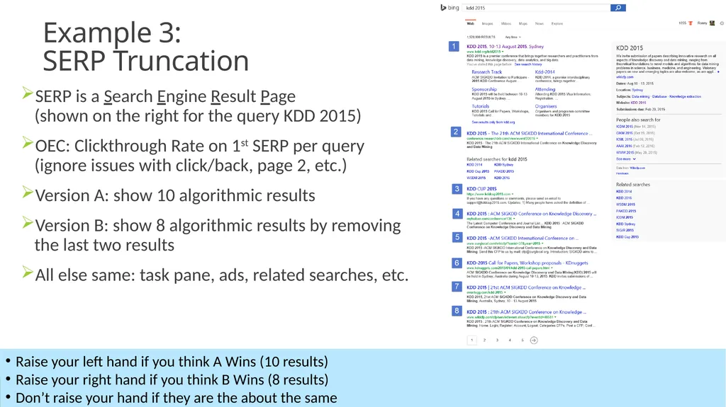 Online Controlled Experiments: Lessons from - slide 15 of 44