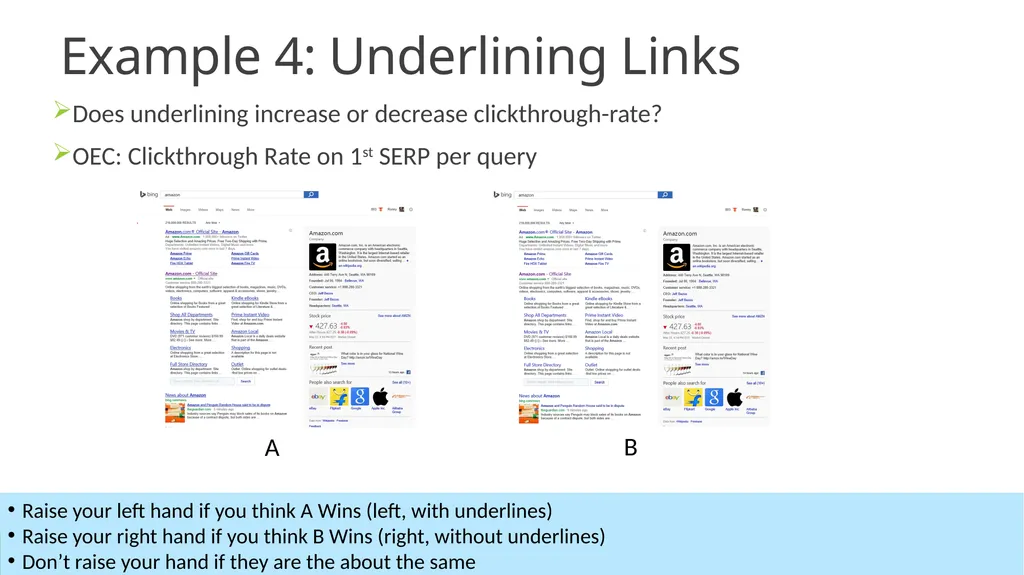 Online Controlled Experiments: Lessons from - slide 18 of 44