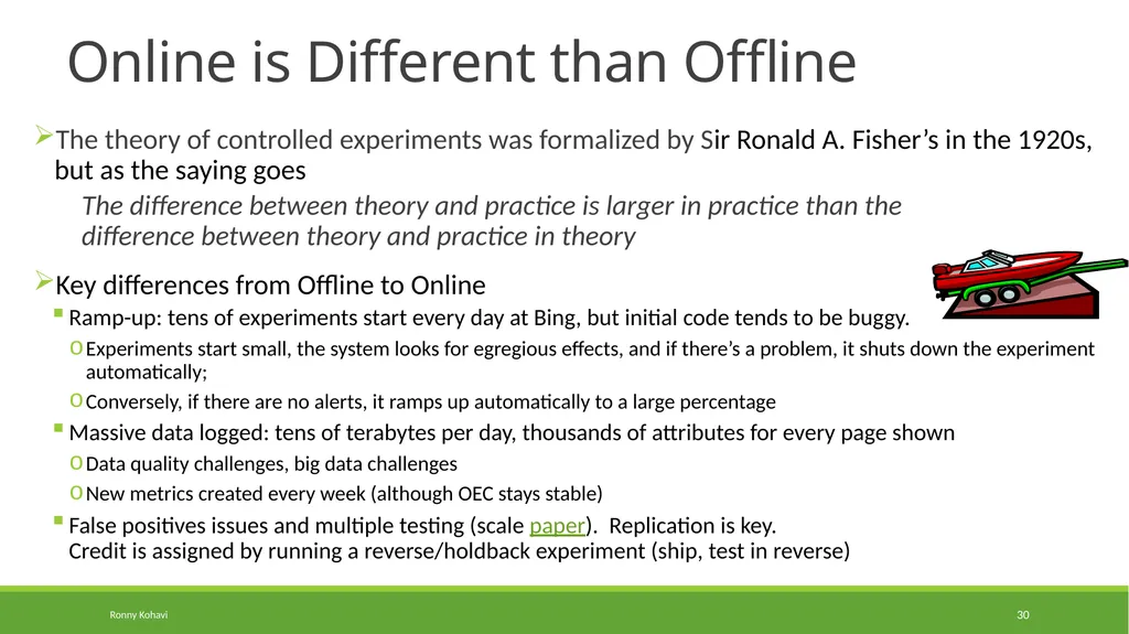 Online Controlled Experiments: Lessons from - slide 30 of 44