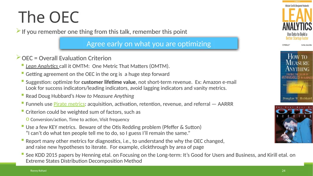 Online Controlled Experiments: Lessons from - slide 24 of 44