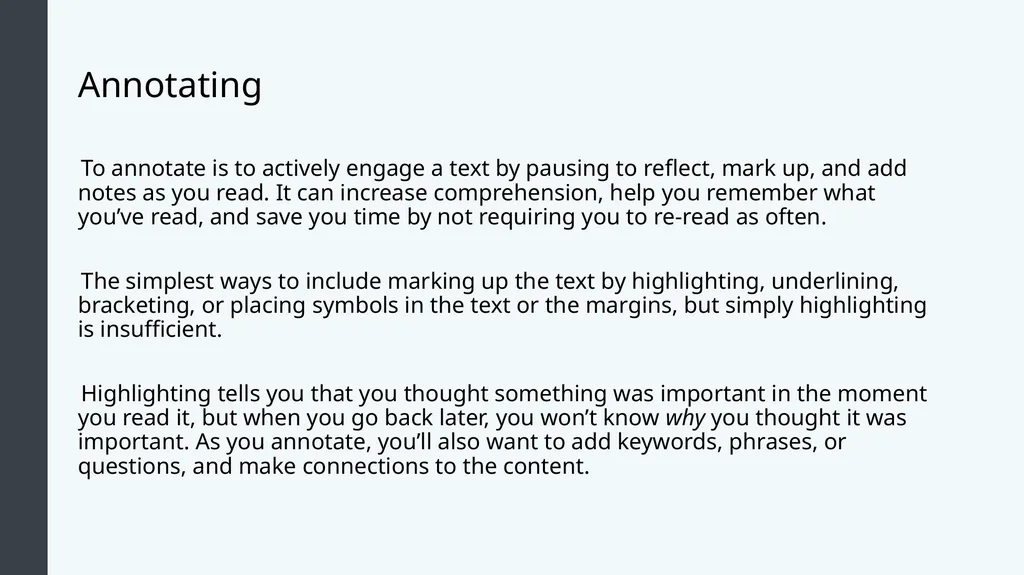 English Composition I & Co-Req Module 2: Reading - slide 11 of 41