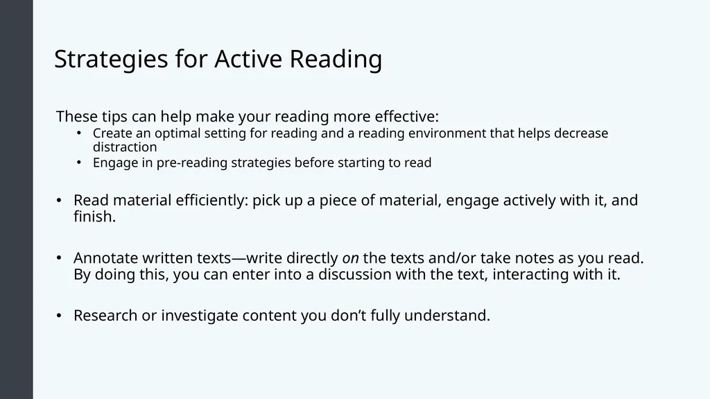 English Composition I & Co-Req Module 2: Reading - slide 6 of 41