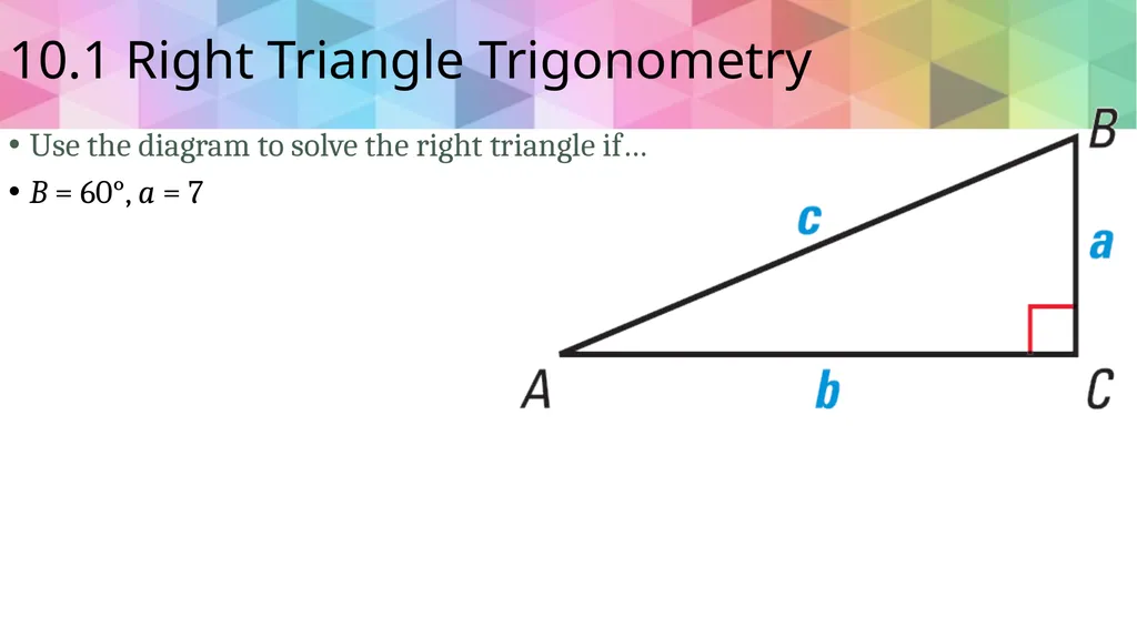 Trigonometric Ratios and Functions Algebra 2 - slide 9 of 65