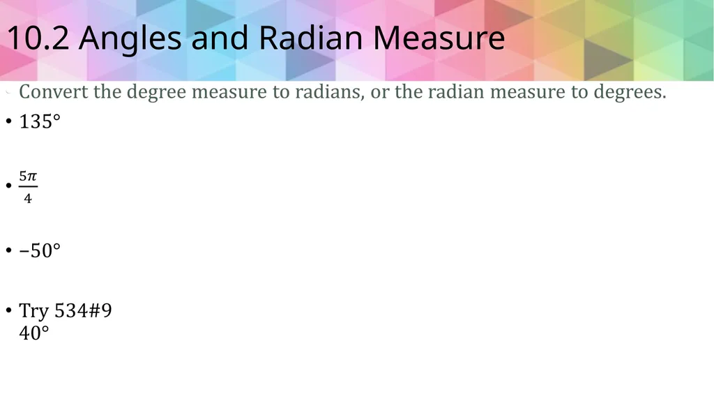 Trigonometric Ratios and Functions Algebra 2 - slide 18 of 65