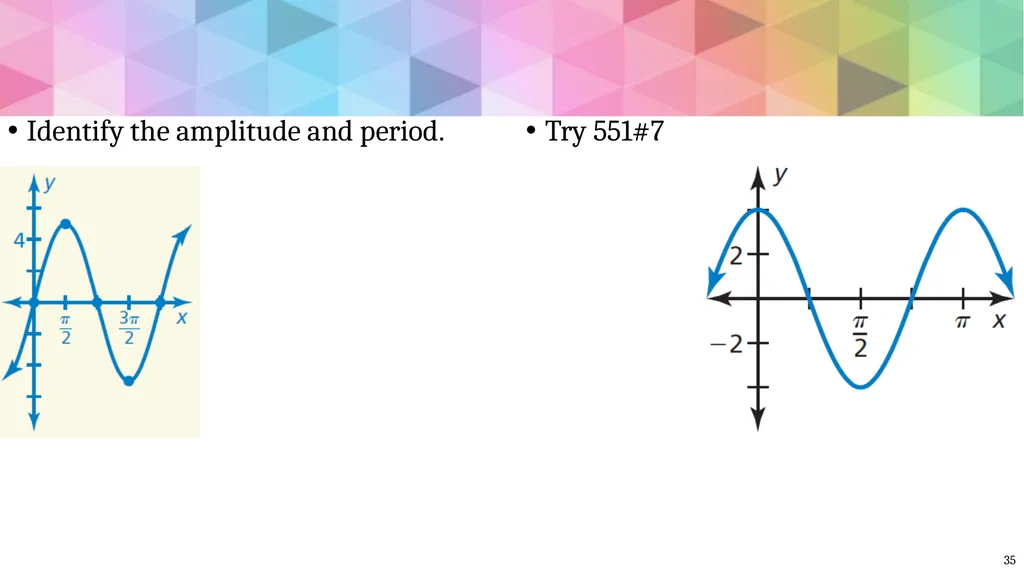 Trigonometric Ratios and Functions Algebra 2 - slide 34 of 65
