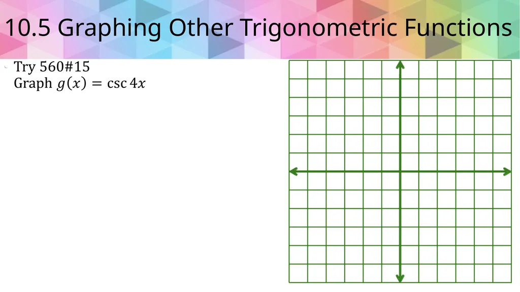 Trigonometric Ratios and Functions Algebra 2 - slide 48 of 65