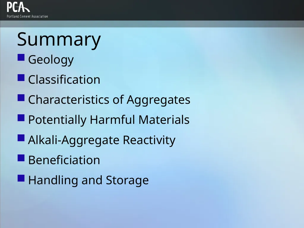 Aggregates for Concrete Design and Control of - slide 45 of 46