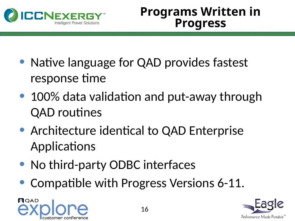 Benefits and Rewards of Eagle On Demand at - slide 16 of 29