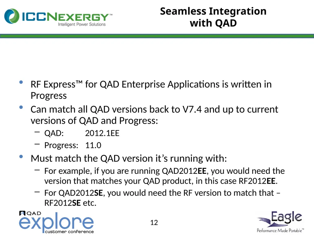 Benefits and Rewards of Eagle On Demand at - slide 12 of 29