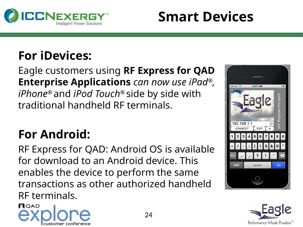 Benefits and Rewards of Eagle On Demand at - slide 24 of 29