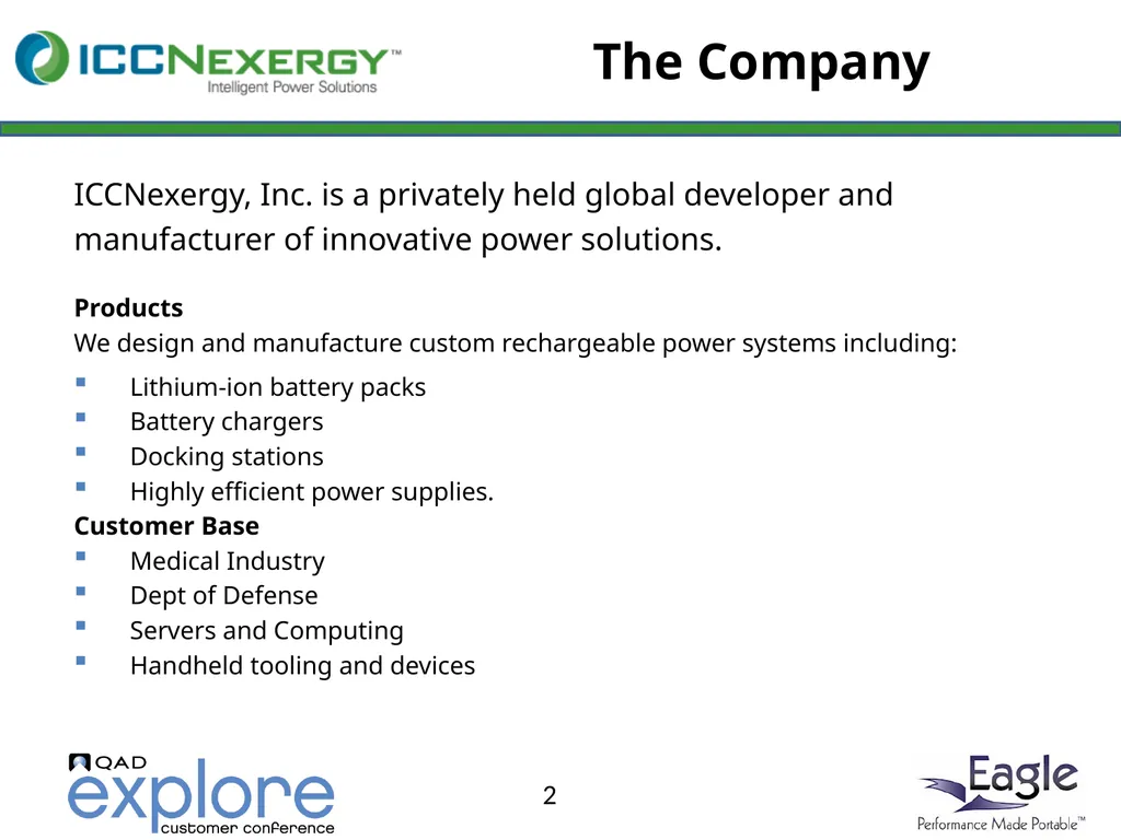 Benefits and Rewards of Eagle On Demand at - slide 2 of 29