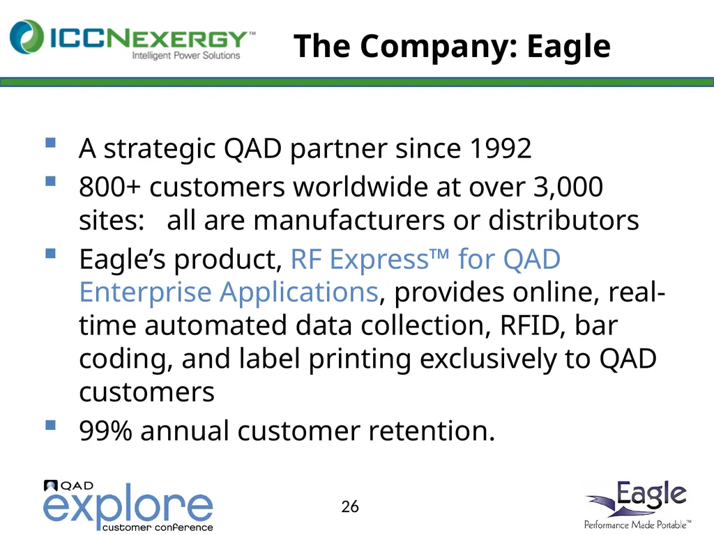 Benefits and Rewards of Eagle On Demand at - slide 26 of 29