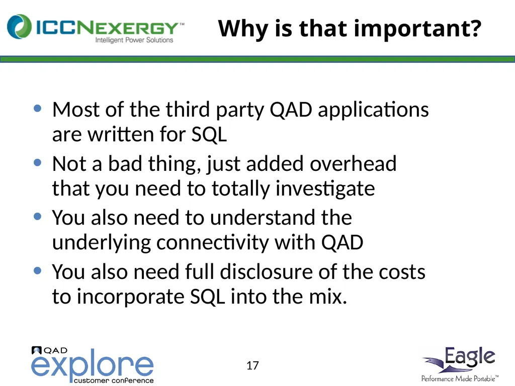 Benefits and Rewards of Eagle On Demand at - slide 17 of 29