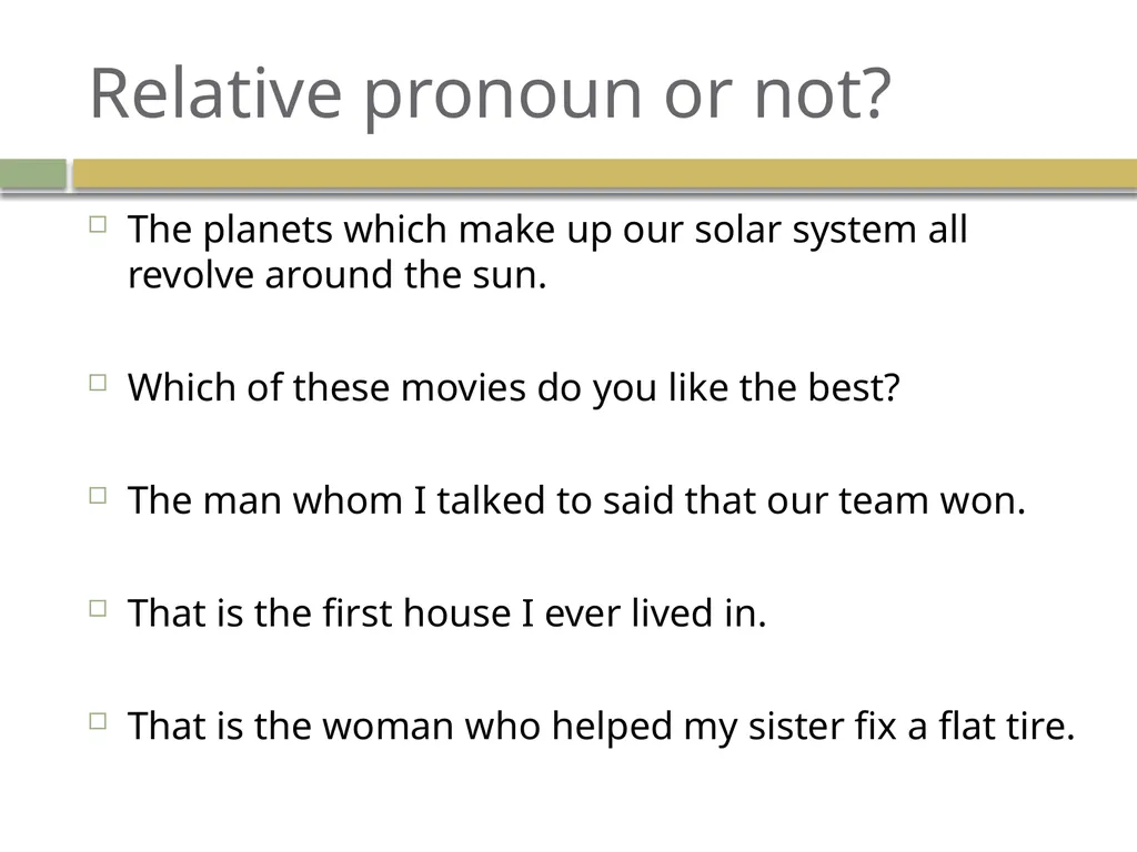 Demonstrative, interrogative, relative, and - slide 14 of 21