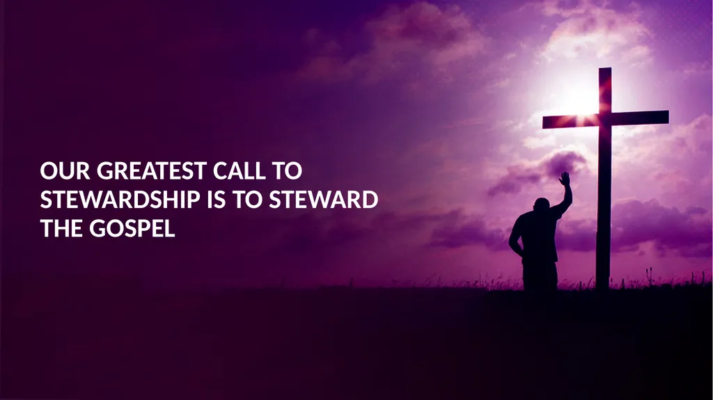 Stewardship is our responsible management and use - slide 26 of 29