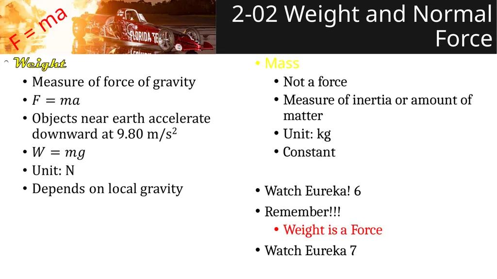 Forces Physics Unit 2 Credits Slides created by - slide 16 of 48