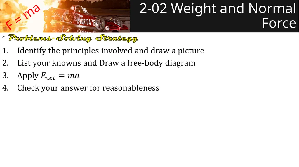 Forces Physics Unit 2 Credits Slides created by - slide 17 of 48