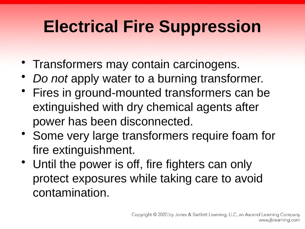 CHAPTER 17 Fire Suppression Knowledge Objectives - slide 92 of 110