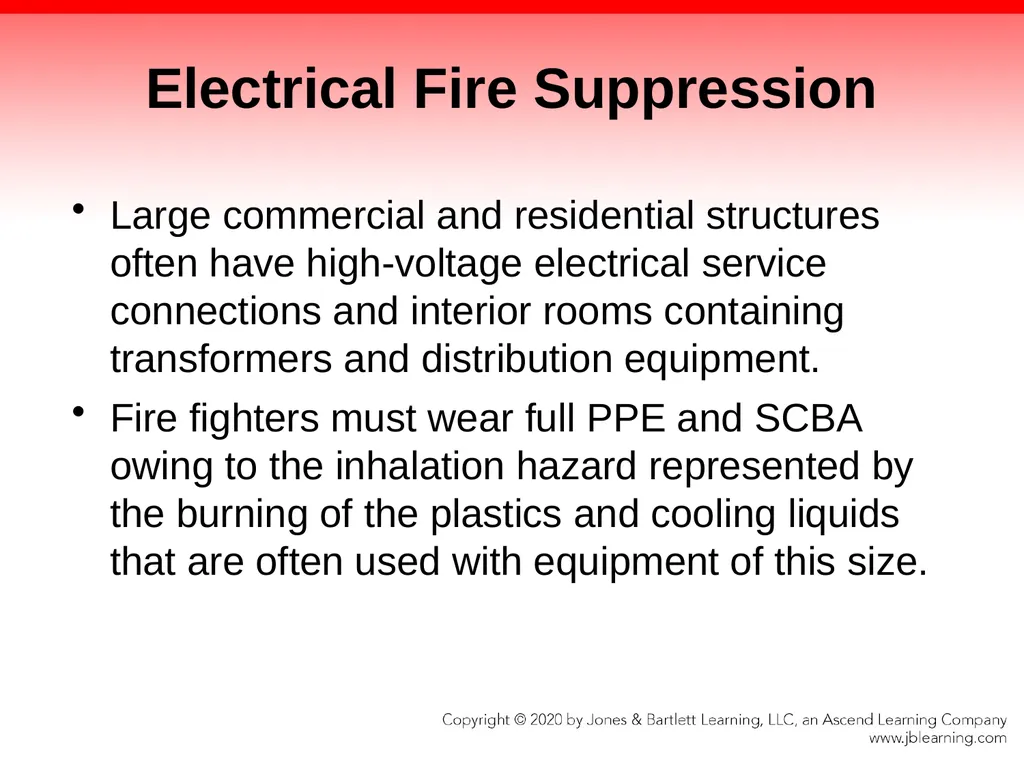 CHAPTER 17 Fire Suppression Knowledge Objectives - slide 94 of 110