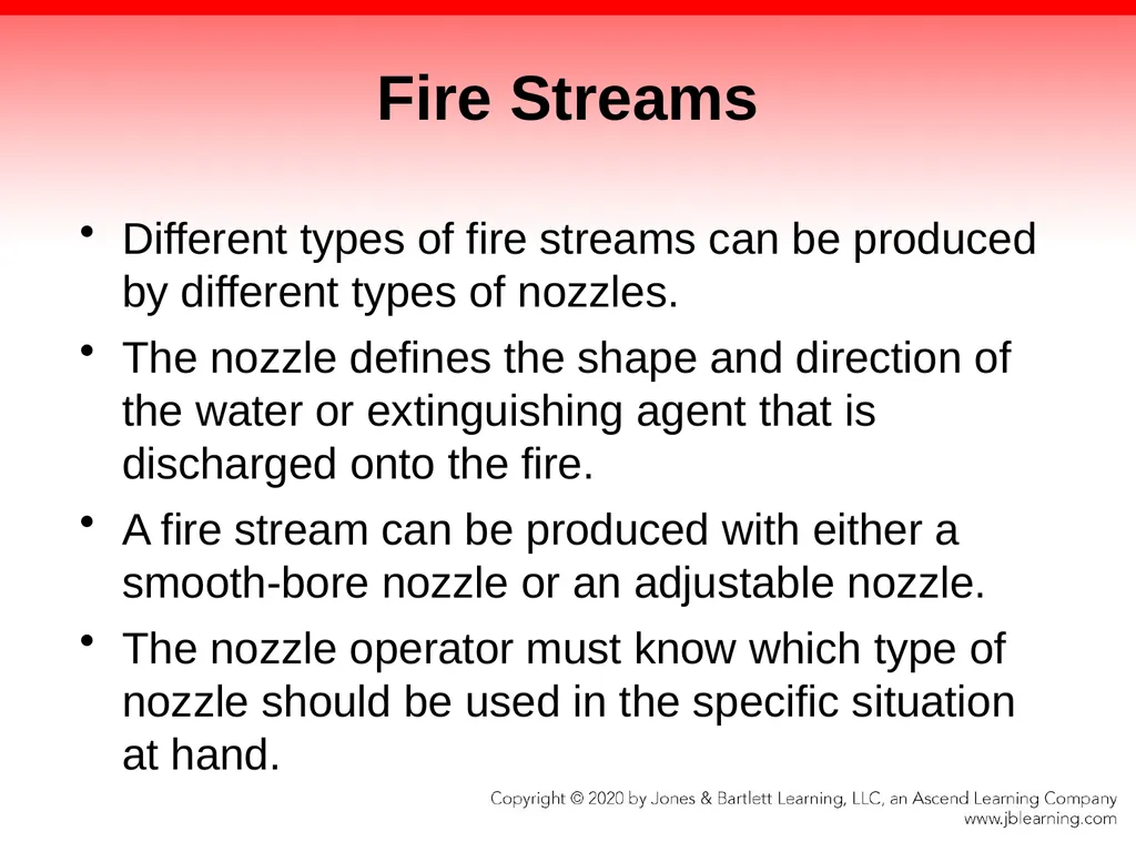 CHAPTER 17 Fire Suppression Knowledge Objectives - slide 25 of 110