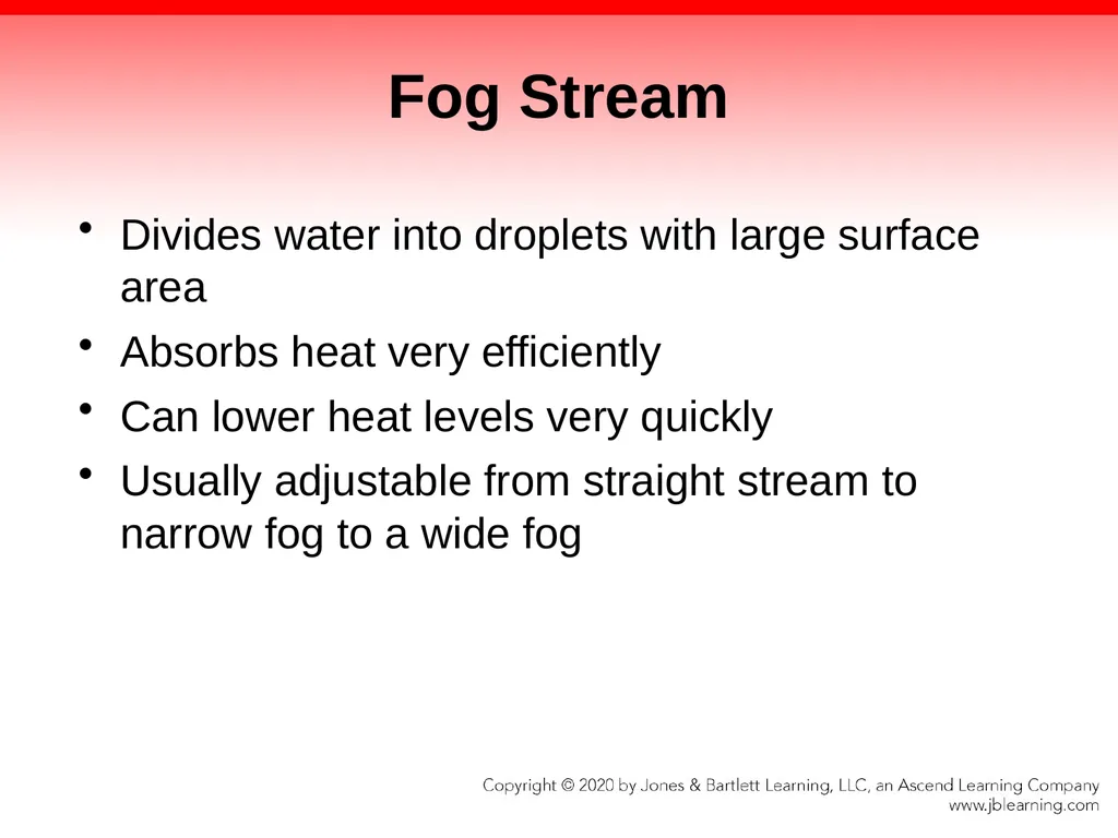 CHAPTER 17 Fire Suppression Knowledge Objectives - slide 29 of 110