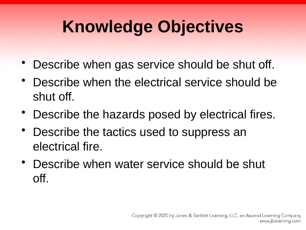 CHAPTER 17 Fire Suppression Knowledge Objectives - slide 10 of 110