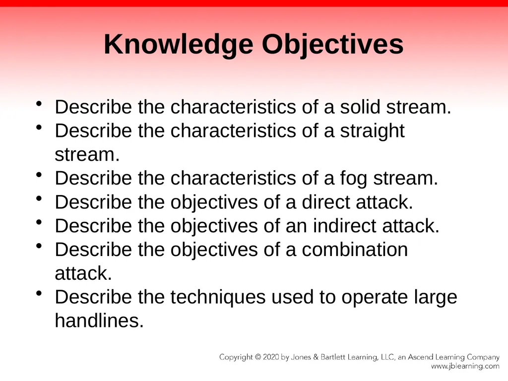 CHAPTER 17 Fire Suppression Knowledge Objectives - slide 3 of 110