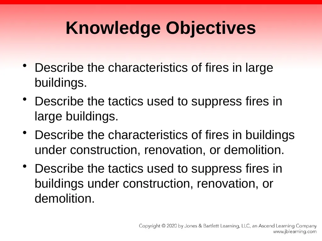 CHAPTER 17 Fire Suppression Knowledge Objectives - slide 6 of 110