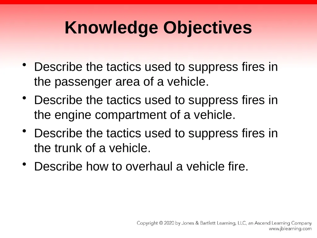 CHAPTER 17 Fire Suppression Knowledge Objectives - slide 9 of 110