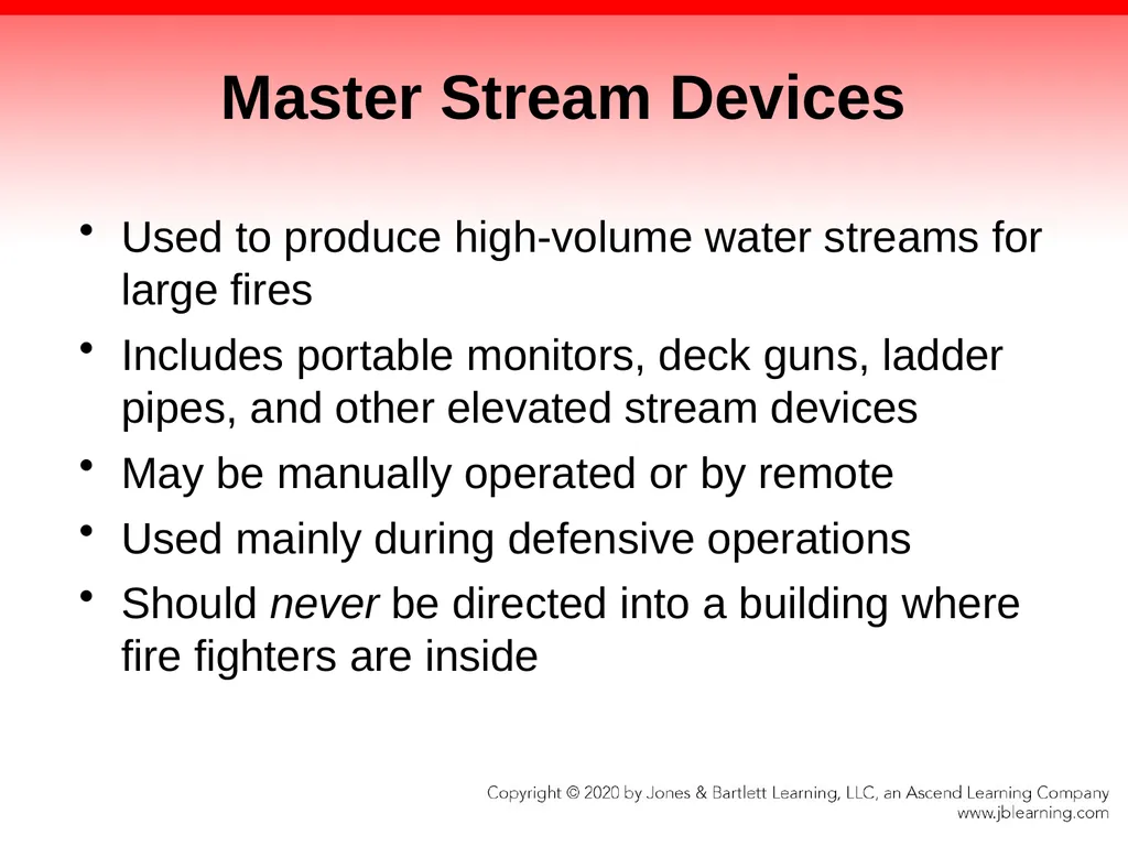 CHAPTER 17 Fire Suppression Knowledge Objectives - slide 38 of 110