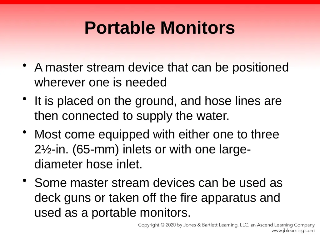 CHAPTER 17 Fire Suppression Knowledge Objectives - slide 40 of 110