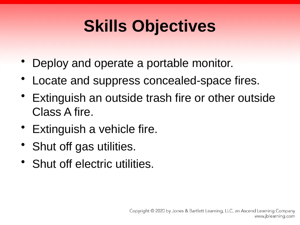 CHAPTER 17 Fire Suppression Knowledge Objectives - slide 12 of 110