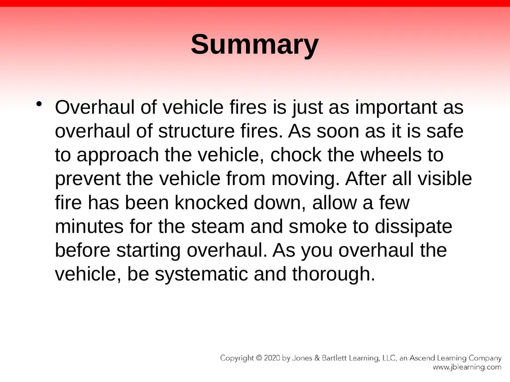 CHAPTER 17 Fire Suppression Knowledge Objectives - slide 108 of 110