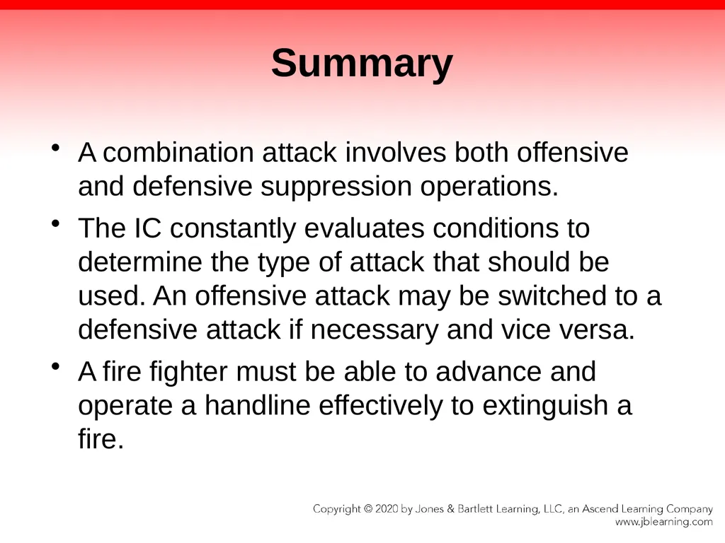 CHAPTER 17 Fire Suppression Knowledge Objectives - slide 97 of 110